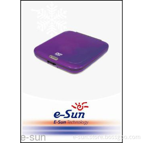 Top-loading external DVD player